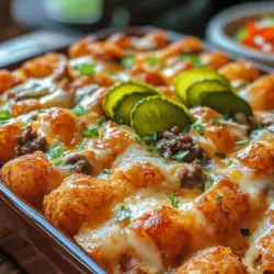If you're searching for a dish that perfectly balances comfort, flavor, and satisfaction, look no further than the Ultimate Cheeseburger Tater Tot Casserole. This innovative recipe brings together the classic tastes of a cheeseburger and the delightful crunch of tater tots into a single, hearty meal. Whether you're planning a family gathering, a potluck, or simply seeking an easy weeknight dinner, this casserole is sure to impress.