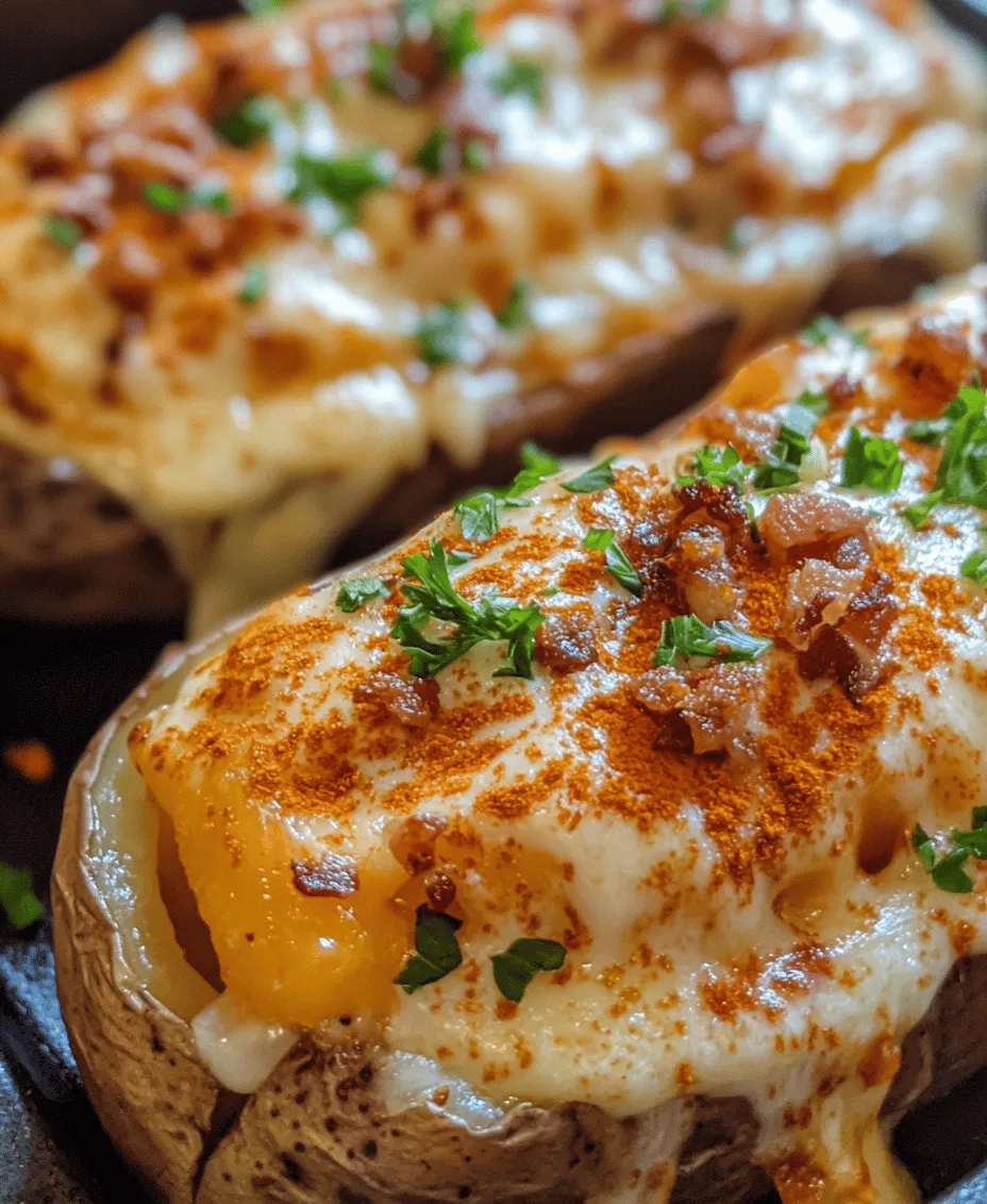 Loaded twice baked potatoes are a delightful and comforting dish that has earned a special place in the hearts of food lovers everywhere. Imagine a fluffy baked potato, skillfully scooped out and mixed with a medley of savory ingredients, then baked a second time until golden and inviting. This dish is not only satisfying but also incredibly versatile, making it a perfect choice for a variety of occasions—from casual weeknight dinners to festive gatherings and parties.