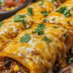 Burritos are a beloved staple of Mexican cuisine, celebrated not only for their convenience but also for their incredible versatility. Originating from the northern regions of Mexico, burritos have evolved into a global phenomenon, embodying a perfect blend of flavors, textures, and culinary creativity. They can be filled with an array of ingredients, from simple beans and rice to extravagant combinations of meats, vegetables, and sauces. Among these delightful variations, the Cheesy Beefy Burrito Delight stands out as a crowd favorite, promising a satisfying experience that will tantalize your taste buds.