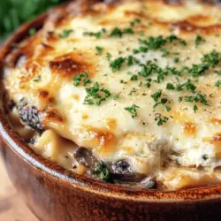 Lasagna, a classic Italian dish, has captured the hearts and palates of many worldwide. This Savory Mushroom & Spinach Lasagna offers a delightful twist on the traditional recipe, combining earthy mushrooms with vibrant spinach to create a hearty and wholesome meal. Ideal for vegetarians and anyone seeking a nutritious comfort food option, this lasagna is not only rich in flavor but also packed with health benefits.