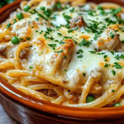 Chicken Tetrazzini is a classic American dish that has become a beloved staple in homes across the country. This creamy, pasta-based casserole is the epitome of comfort food, often evoking feelings of warmth and nostalgia. With its rich flavors and satisfying texture, Chicken Tetrazzini is the perfect meal for family gatherings, potlucks, or cozy evenings in.