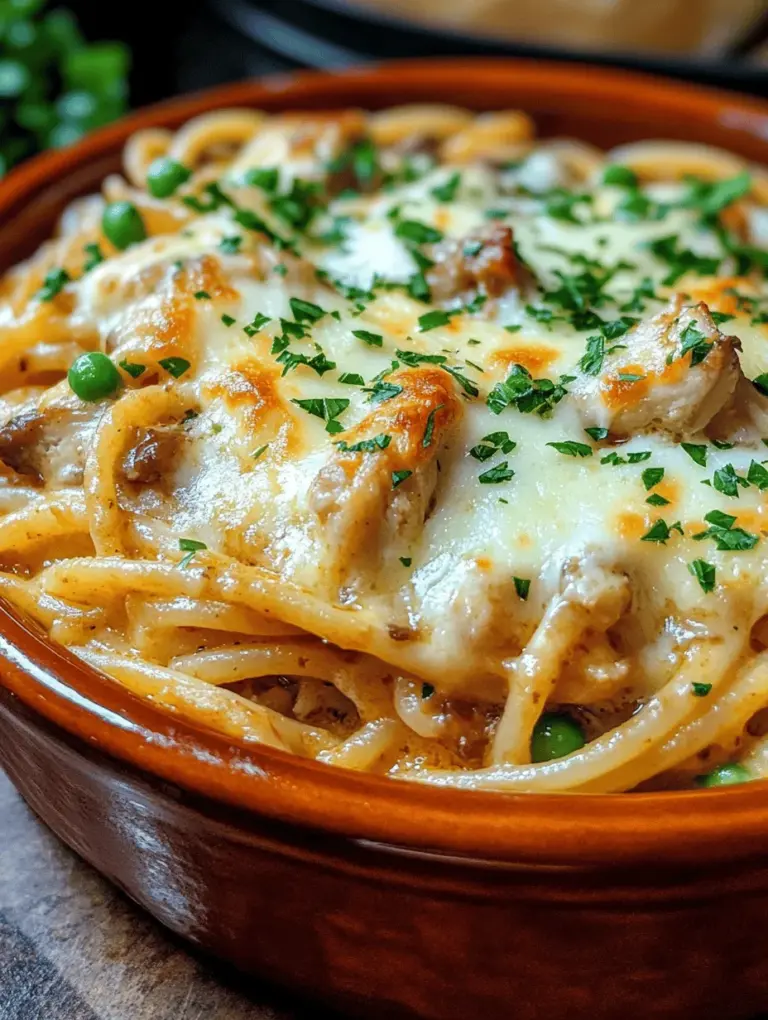 Chicken Tetrazzini is a classic American dish that has become a beloved staple in homes across the country. This creamy, pasta-based casserole is the epitome of comfort food, often evoking feelings of warmth and nostalgia. With its rich flavors and satisfying texture, Chicken Tetrazzini is the perfect meal for family gatherings, potlucks, or cozy evenings in.