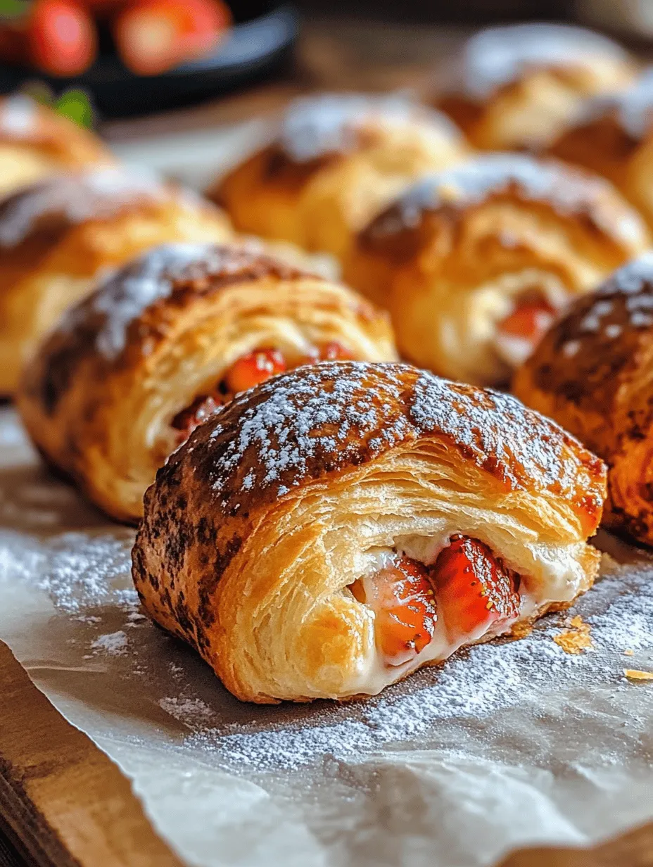 If you’re a fan of breakfast and sweet treats, then you’re in for a delightful surprise with our Strawberry Cheesecake Breakfast Rolls. This recipe beautifully combines the classic flavors of strawberries and cream cheese, all wrapped up in warm, buttery crescent rolls. Imagine waking up to the aroma of freshly baked goods wafting through your home, beckoning you to the breakfast table. These rolls not only tantalize your taste buds but also offer a comforting and indulgent start to your day.