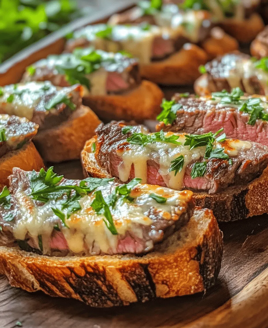 Gourmet appetizers have the remarkable ability to transform any gathering into a culinary experience, and one dish that exemplifies this is the exquisite beef tenderloin crostini. This elegant appetizer is not only visually appealing but also boasts a medley of rich flavors that tantalize the palate. The combination of tender beef, a crispy baguette, and a luscious creamy Parmesan sauce makes this dish a standout choice for any occasion, whether it’s a sophisticated dinner party, a festive holiday gathering, or a casual get-together with friends.