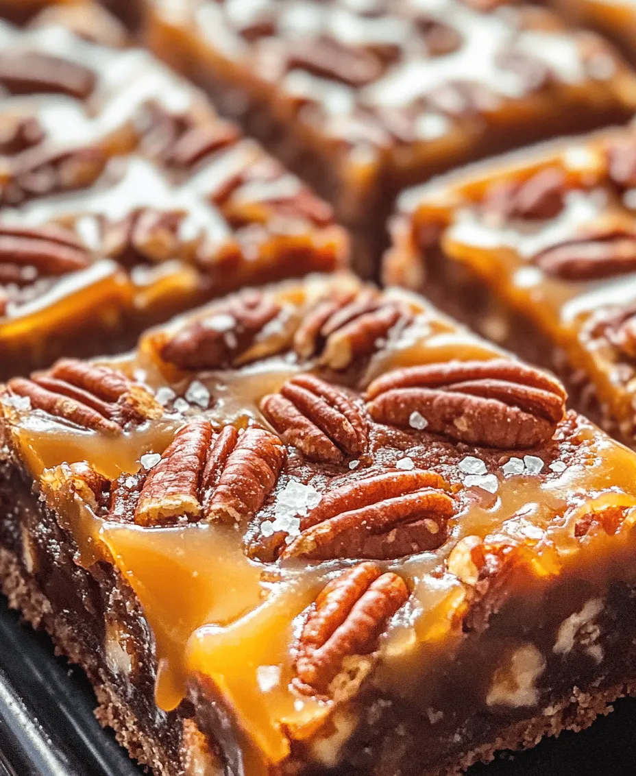 If you’re on the lookout for a dessert that perfectly balances sweetness, crunch, and smoothness, look no further than Turtle Bars. These delightful treats are not only visually appealing but also tantalize the taste buds with their rich combination of chocolate, caramel, and pecans. The allure of Turtle Bars lies in their layered structure and the interplay of flavors that create a symphony of taste in every bite. Whether you’re preparing a dessert for a festive gathering, a family celebration, or simply a weekend treat, Turtle Bars are an impressive addition that will please both young and old alike.