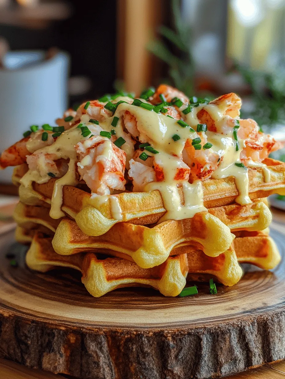 In recent years, gourmet breakfast dishes have taken the culinary world by storm. No longer confined to simple eggs and toast, brunch menus are now showcasing innovative combinations that elevate the first meal of the day into a luxurious dining experience. One such dish that has captured the attention of food enthusiasts is Lobster Waffles with Creamy Hollandaise Sauce. This extraordinary creation harmoniously merges the opulence of succulent lobster with the comforting familiarity of waffles, making it an ideal choice for special occasions and brunch gatherings.