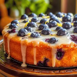 The Luscious Lemon Blueberry Bliss Cake is a delightful dessert that embodies the essence of summer with its bright, vibrant flavors. This cake is more than just a sweet treat; it’s a celebration of the harmonious balance between the zesty tang of lemons and the sweet juiciness of blueberries. This flavor combination creates a refreshing and indulgent experience that is sure to tantalize your taste buds.