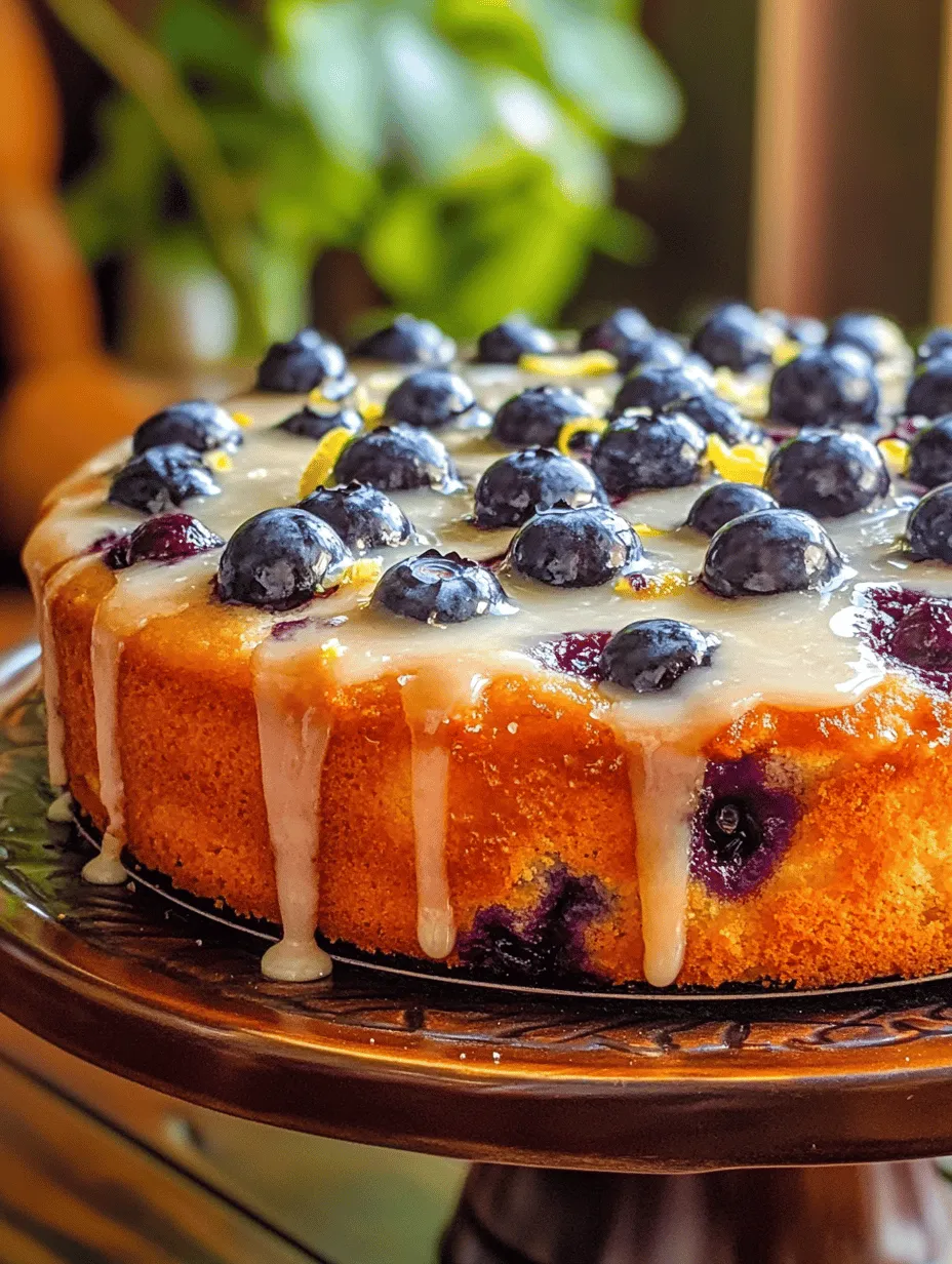 The Luscious Lemon Blueberry Bliss Cake is a delightful dessert that embodies the essence of summer with its bright, vibrant flavors. This cake is more than just a sweet treat; it’s a celebration of the harmonious balance between the zesty tang of lemons and the sweet juiciness of blueberries. This flavor combination creates a refreshing and indulgent experience that is sure to tantalize your taste buds.
