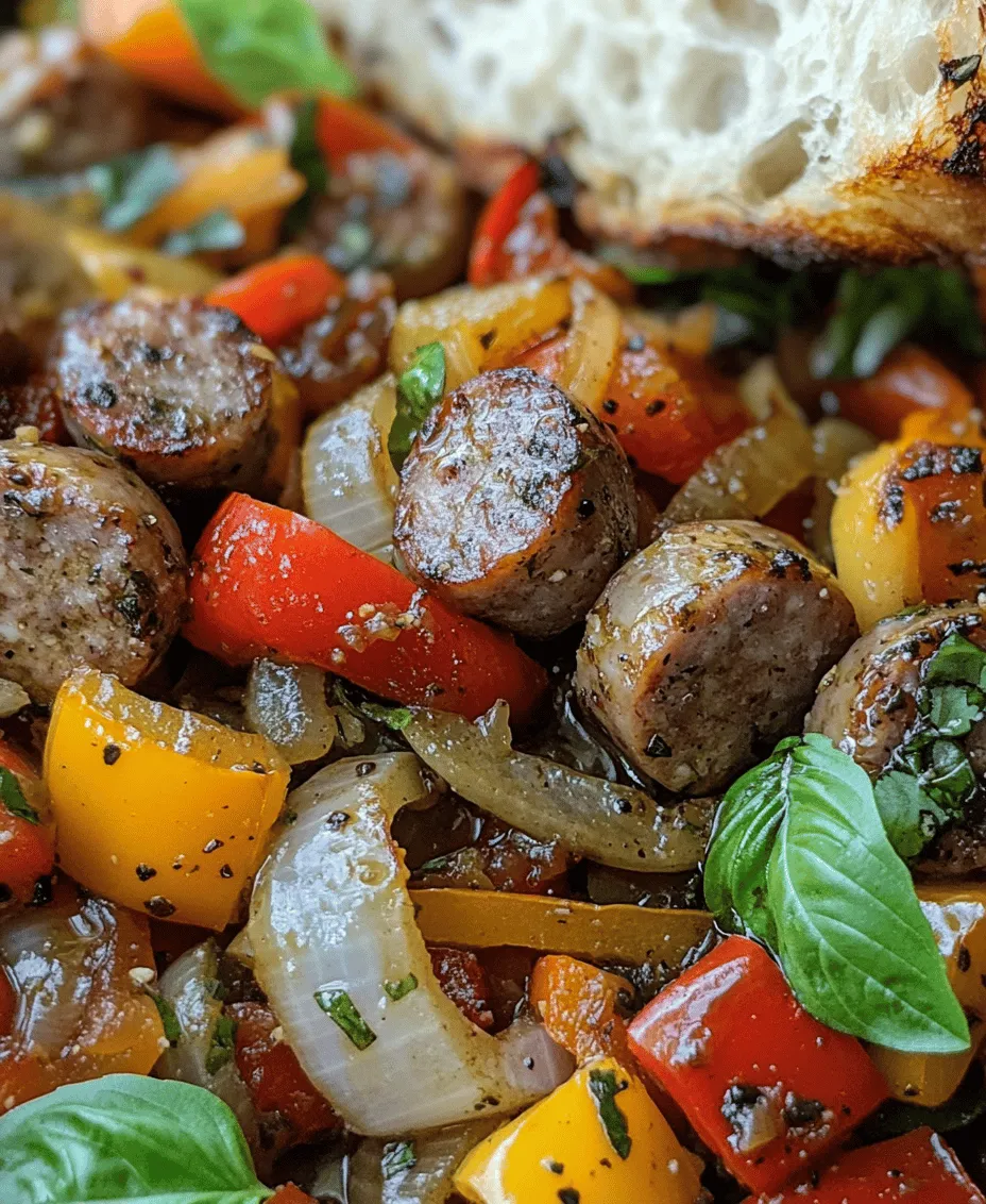 If you're looking for a dish that’s as comforting as it is vibrant, Sizzling Italian Sausage & Colorful Peppers should be at the top of your list. This recipe combines the robust flavors of high-quality Italian sausages with a rainbow of bell peppers, creating a meal that is not only visually appealing but also packed with flavor. What makes this dish truly appealing is its quick preparation time, making it perfect for weeknight dinners or casual gatherings. With just a handful of ingredients, you can whip up a satisfying meal that showcases the rich culinary traditions of Italian cuisine.