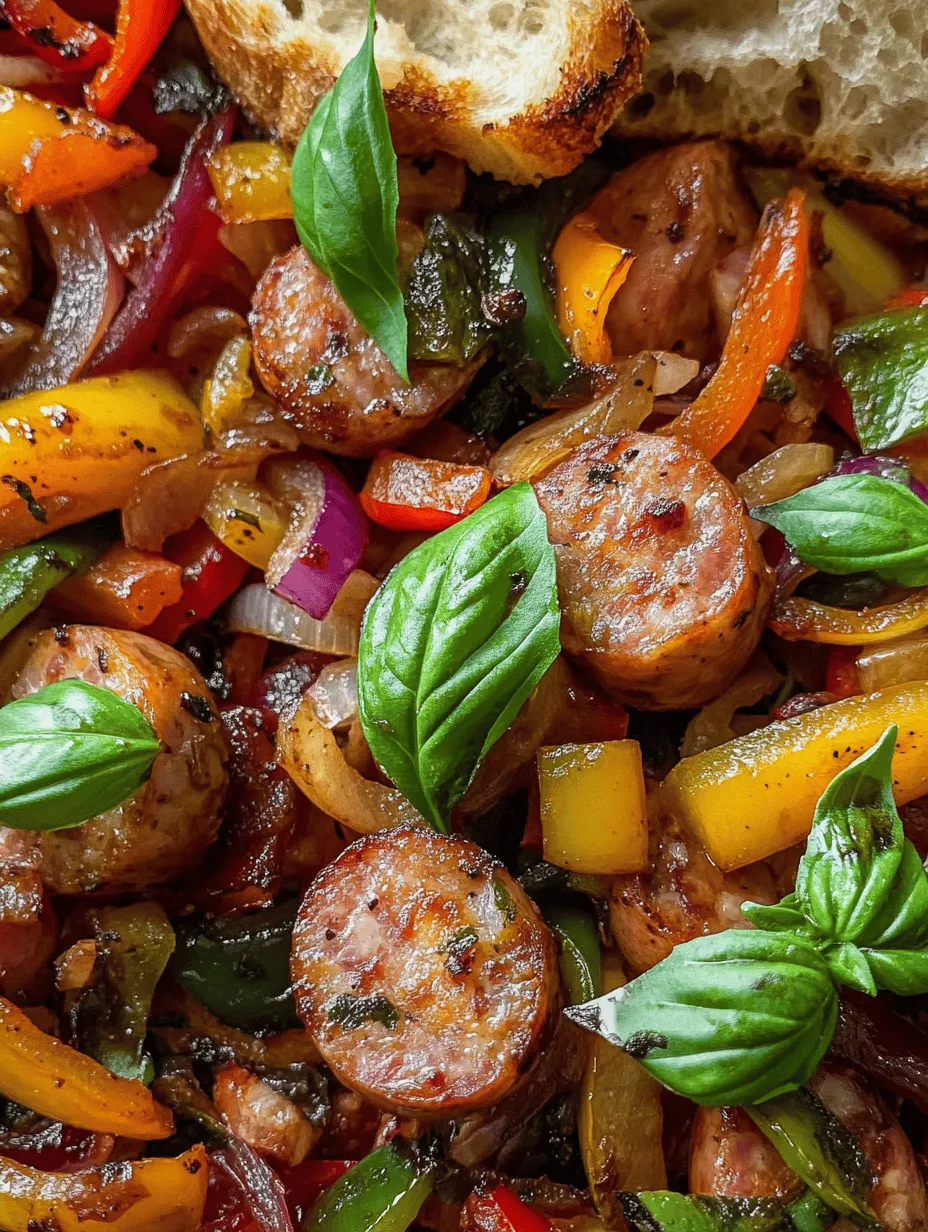 If you're looking for a dish that’s as comforting as it is vibrant, Sizzling Italian Sausage & Colorful Peppers should be at the top of your list. This recipe combines the robust flavors of high-quality Italian sausages with a rainbow of bell peppers, creating a meal that is not only visually appealing but also packed with flavor. What makes this dish truly appealing is its quick preparation time, making it perfect for weeknight dinners or casual gatherings. With just a handful of ingredients, you can whip up a satisfying meal that showcases the rich culinary traditions of Italian cuisine.
