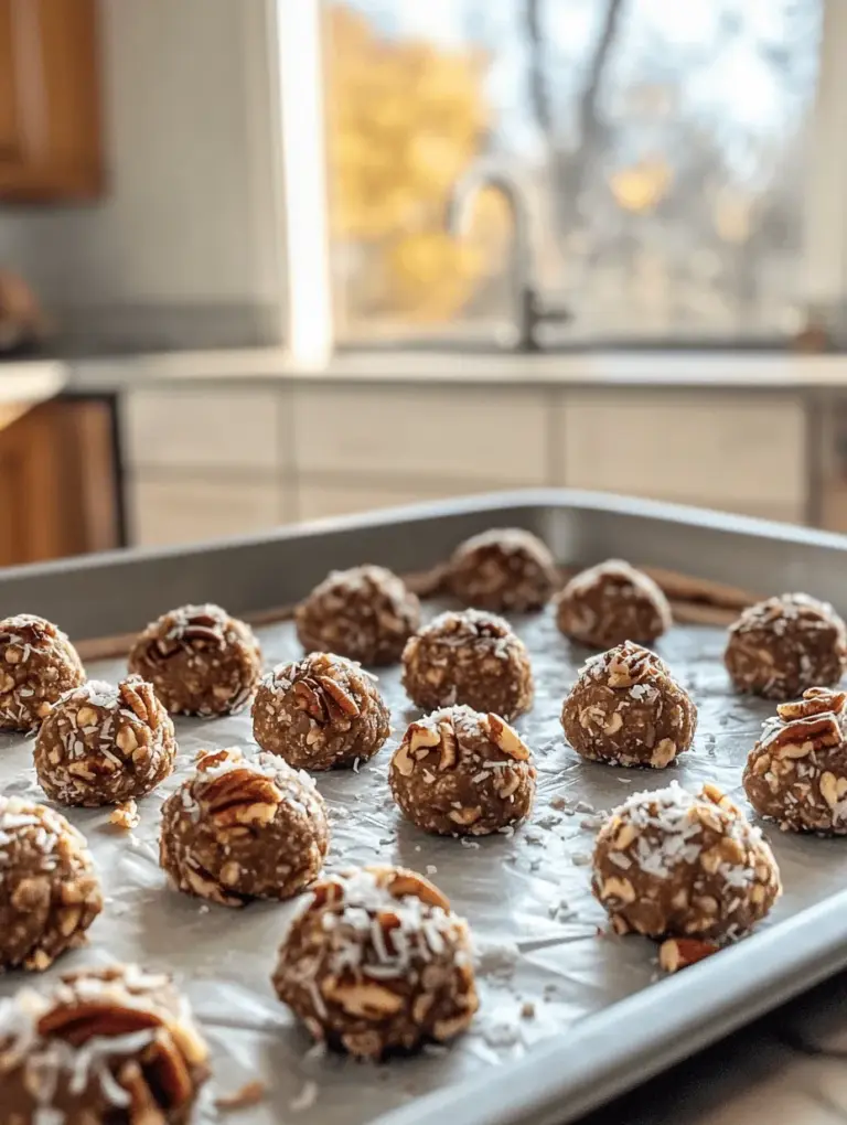 Pecan Pie Balls have emerged as a delightful alternative to traditional desserts, combining the flavors of classic pecan pie with the convenience of a healthy, no-bake treat. These bite-sized snacks are perfect for satisfying your sweet tooth without the guilt often associated with sugary indulgences. The appeal of Pecan Pie Balls lies in their rich, nutty flavor, which makes them a favorite among both health-conscious individuals and those looking to savor a delicious treat.
