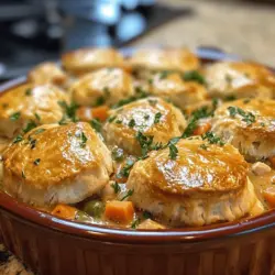 In the world of comfort food, few dishes evoke the warmth and nostalgia of a homemade chicken pot pie. This classic dish has graced family tables for generations, often being the centerpiece of gatherings during chilly evenings or festive occasions. The mere thought of a bubbling pot pie, filled with tender chicken and vibrant vegetables, crowned with a layer of flaky biscuits, is enough to make anyone's mouth water. This cozy chicken pot pie recipe not only satisfies your hunger but also warms your heart, creating moments of togetherness and joy.