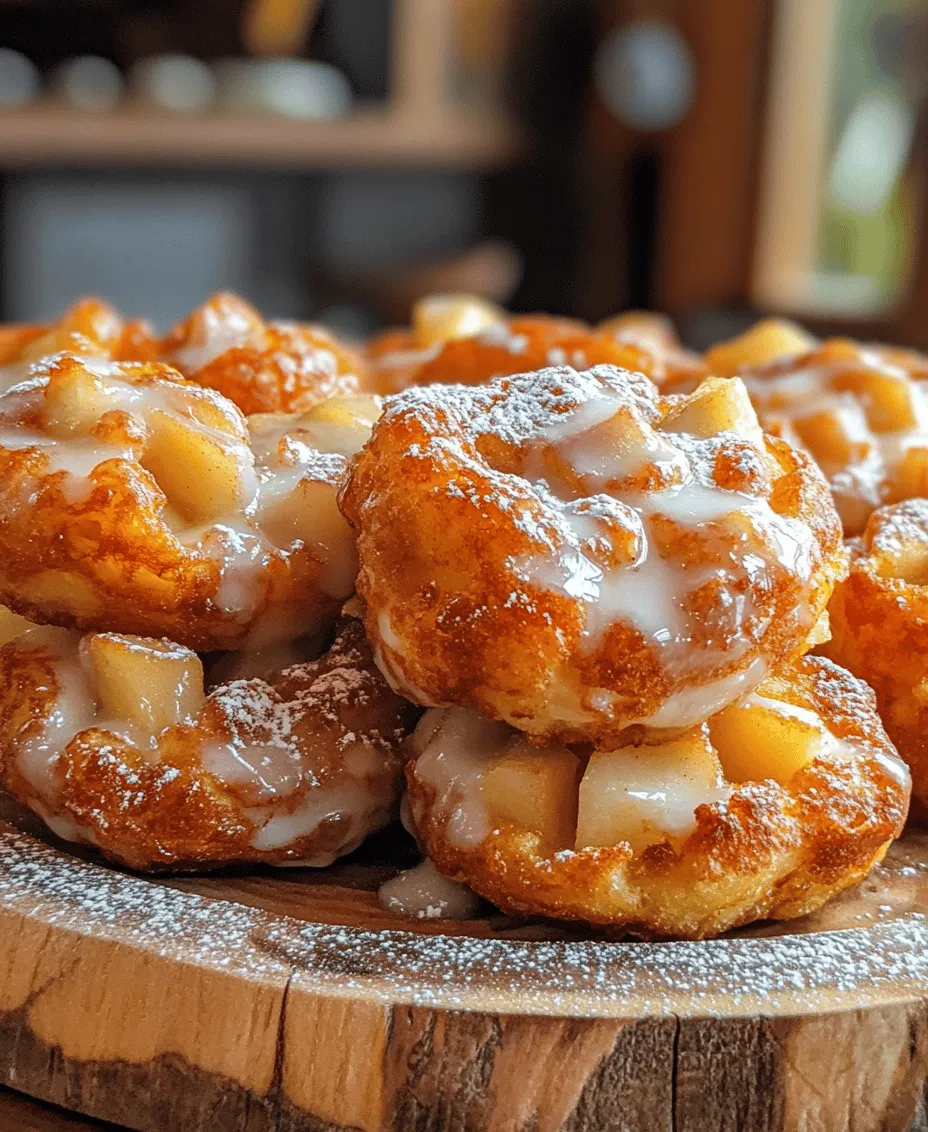 Baked apple fritters are a delightful twist on the classic fried version, offering a healthier alternative without compromising on flavor or texture. These treats are not just a snack; they embody the essence of comfort food, especially during the fall season when apples are at their peak. The warm aroma of cinnamon and baked apples wafting through your kitchen will evoke nostalgia, reminding you of cozy afternoons spent with loved ones. This recipe is not only simple and quick to make, but it’s also perfect for sharing with family and friends, making it an ideal choice for gatherings or casual weekend brunches.