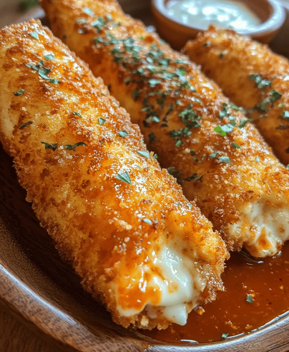 When it comes to appetizers that pack a punch, Buffalo Chicken Mozzarella Sticks are a crowd-pleaser. This delightful dish combines the rich, spicy flavors of Buffalo chicken with the gooey, melty goodness of mozzarella cheese, making it an irresistible treat for any gathering. Whether you're hosting a game day party, a family get-together, or simply looking to indulge in a comforting snack, these mozzarella sticks have you covered.
