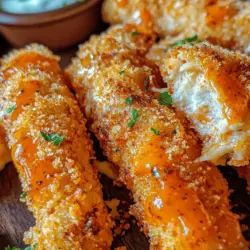 When it comes to appetizers that pack a punch, Buffalo Chicken Mozzarella Sticks are a crowd-pleaser. This delightful dish combines the rich, spicy flavors of Buffalo chicken with the gooey, melty goodness of mozzarella cheese, making it an irresistible treat for any gathering. Whether you're hosting a game day party, a family get-together, or simply looking to indulge in a comforting snack, these mozzarella sticks have you covered.