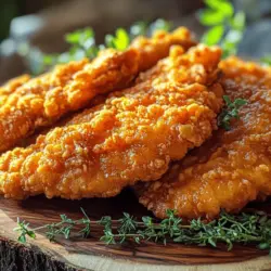 Chicken Fried Chicken is not just a meal; it’s a beloved comfort food that evokes feelings of warmth and nostalgia. With its golden, crispy exterior and tender, succulent meat, this dish has earned a special place in the hearts of many. Originating from Southern cuisine, Chicken Fried Chicken is often celebrated for its satisfying crunch and rich flavor, making it a staple at family gatherings and Sunday dinners alike.