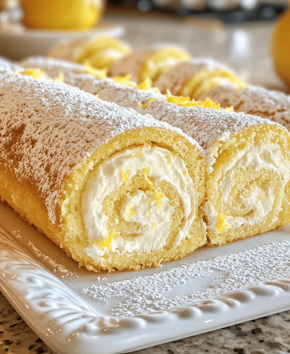 The Lemon Cream Roll Cake is a symphony of flavors, with its key components playing a crucial role in the overall taste experience. The primary flavor notes come from lemon zest, lemon juice, and vanilla, each contributing to the cake's refreshing profile.