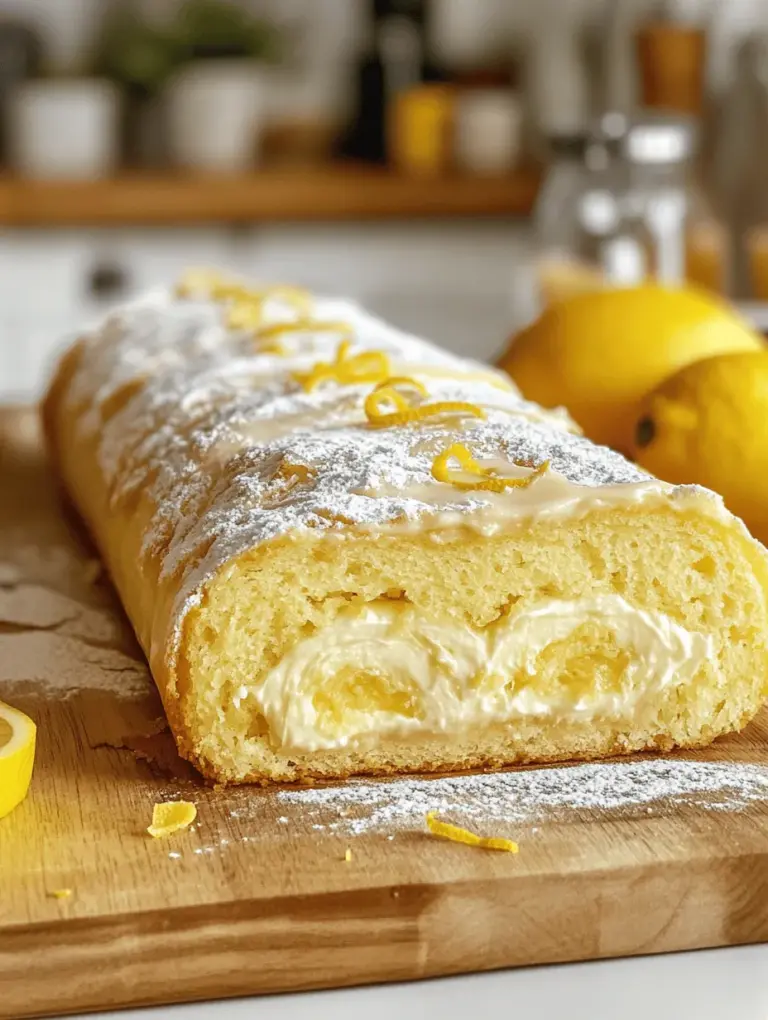 The Lemon Cream Roll Cake is a symphony of flavors, with its key components playing a crucial role in the overall taste experience. The primary flavor notes come from lemon zest, lemon juice, and vanilla, each contributing to the cake's refreshing profile.