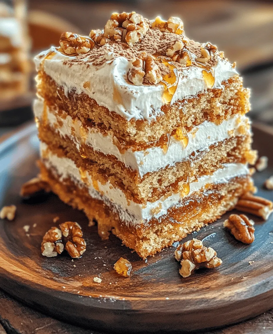 The Russian Honey Cake, known as 