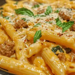 In today’s fast-paced world, the allure of one-pan meals has captured the hearts of busy families and individuals alike. These recipes not only promise convenience but also deliver flavor and nutrition without the hassle of extensive cleanup. Among the myriad of options available, the Hearty One-Pan Creamy Penne with Spinach and Italian Sausage stands out as a quintessential comfort food that combines rich flavors and wholesome ingredients.