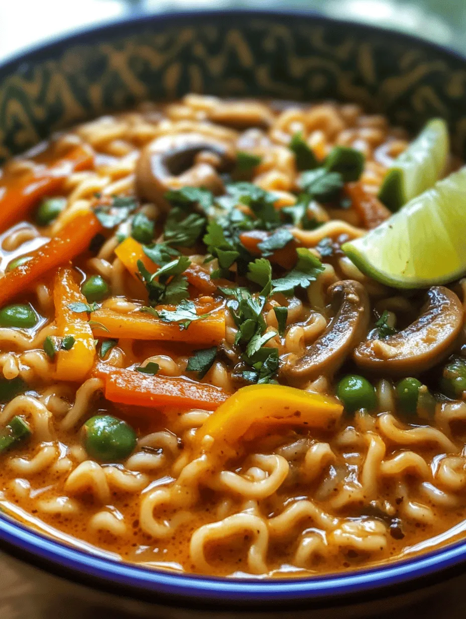 Ramen has transcended its origins as a simple Japanese noodle dish, evolving into a global sensation celebrated for its versatility and richness of flavor. In recent years, fusion recipes have emerged, blending traditional ramen elements with diverse culinary influences, making it possible to explore exciting new taste profiles. One standout in this realm is Spicy Coconut Curry Ramen, a dish that captivates the palate with the delightful interplay of creamy coconut milk and aromatic curry spices. This recipe not only satisfies the taste buds but also offers numerous health benefits, making it a perfect meal choice for busy weeknights.