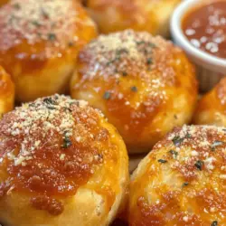In recent years, pizza-inspired snacks have taken the culinary world by storm. From pizza rolls to stuffed crusts, the variations are endless. Cheesy Pepperoni Pizza Bombs embody this trend perfectly, offering a creative twist on traditional pizza. Their bite-sized format makes them incredibly versatile, allowing for easy serving and enjoyment. They can be a fantastic starter at a party, a fun addition to a game day spread, or a satisfying snack to enjoy while binge-watching your favorite series.
