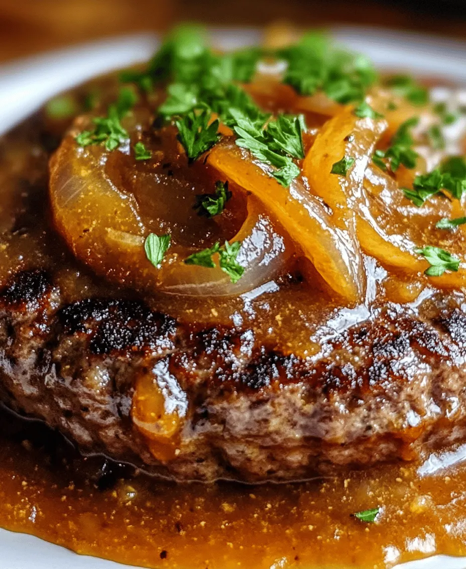 In the vast landscape of comfort food, few dishes evoke the same sense of nostalgia and satisfaction as a hearty hamburger steak with savory onion gravy. This beloved dish is more than just a meal; it represents a warm embrace, a cherished family tradition, and a celebration of simple yet robust flavors. The classic hamburger steak, often served with a generous helping of rich onion gravy, has become a staple in homes across America and beyond, reflecting the cultural significance of hearty, home-cooked meals.