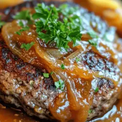 In the vast landscape of comfort food, few dishes evoke the same sense of nostalgia and satisfaction as a hearty hamburger steak with savory onion gravy. This beloved dish is more than just a meal; it represents a warm embrace, a cherished family tradition, and a celebration of simple yet robust flavors. The classic hamburger steak, often served with a generous helping of rich onion gravy, has become a staple in homes across America and beyond, reflecting the cultural significance of hearty, home-cooked meals.