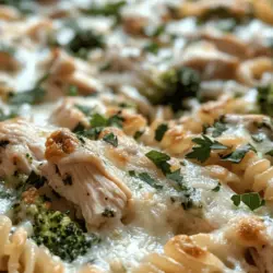 When it comes to comfort food, few dishes can rival the warm, satisfying embrace of a pasta bake. The Garlic Parmesan Chicken Pasta Bake is a delightful fusion of tender chicken, al dente pasta, and a creamy garlic-infused sauce, all topped with a golden layer of melted cheese. This dish not only captures the essence of classic Italian cooking but also serves as a perfect centerpiece for family dinners and casual gatherings. It’s the kind of meal that brings everyone together, filling the air with mouthwatering aromas that beckon friends and family to the table.