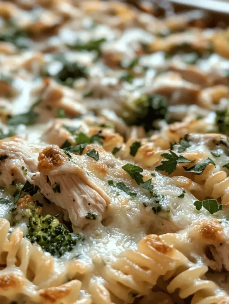 When it comes to comfort food, few dishes can rival the warm, satisfying embrace of a pasta bake. The Garlic Parmesan Chicken Pasta Bake is a delightful fusion of tender chicken, al dente pasta, and a creamy garlic-infused sauce, all topped with a golden layer of melted cheese. This dish not only captures the essence of classic Italian cooking but also serves as a perfect centerpiece for family dinners and casual gatherings. It’s the kind of meal that brings everyone together, filling the air with mouthwatering aromas that beckon friends and family to the table.