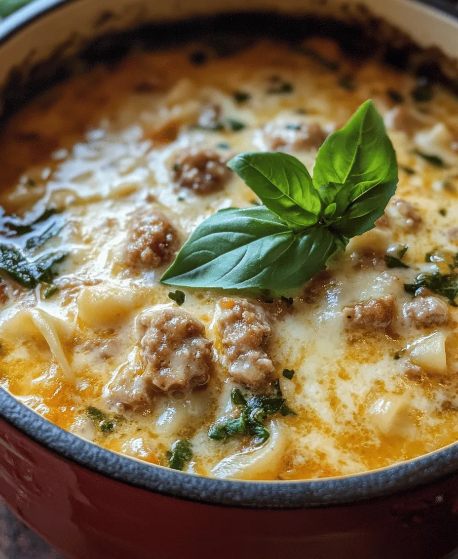 As the chill of autumn sets in and winter approaches, there's nothing quite like a warm, comforting bowl of soup to lift your spirits and warm your soul. Enter the Creamy Alfredo Lasagna Soup—an exceptional fusion of classic Italian flavors reimagined in a cozy soup format. This recipe masterfully combines the rich, creamy essence of Alfredo sauce with the beloved layers of lasagna, making it a perfect dish for family gatherings or quiet evenings at home.