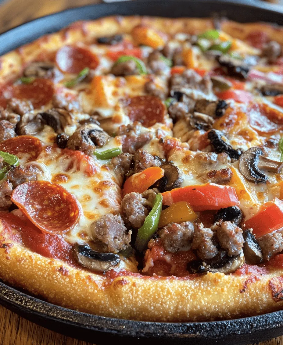 Deep-dish pizza is more than just a meal; it’s a culinary institution that has earned its place in the hearts and stomachs of pizza lovers everywhere. Originating from Chicago in the 1940s, this beloved staple has become synonymous with hearty, satisfying meals. Unlike traditional pizza, which features a thin, crispy crust, deep-dish pizza boasts a thick, buttery crust that cradles an abundance of delicious fillings. This unique structure allows for generous layers of cheese, meats, vegetables, and a rich, flavorful tomato sauce, creating a pizza that is as much a pie as it is a pizza.