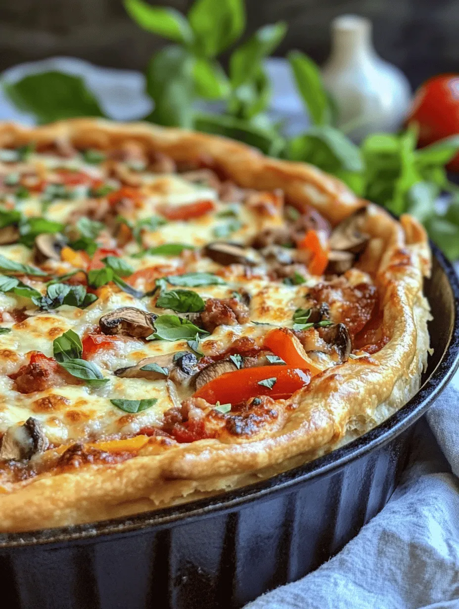 Deep-dish pizza is more than just a meal; it’s a culinary institution that has earned its place in the hearts and stomachs of pizza lovers everywhere. Originating from Chicago in the 1940s, this beloved staple has become synonymous with hearty, satisfying meals. Unlike traditional pizza, which features a thin, crispy crust, deep-dish pizza boasts a thick, buttery crust that cradles an abundance of delicious fillings. This unique structure allows for generous layers of cheese, meats, vegetables, and a rich, flavorful tomato sauce, creating a pizza that is as much a pie as it is a pizza.