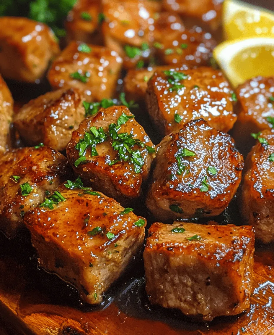 Welcome to the delightful world of quick and savory meals! In the realm of easy-to-make, flavor-packed dishes, few can compete with the irresistible allure of Savory Garlic Pork Bites. This recipe is not just a culinary delight; it's a testament to the power of simple ingredients that come together to create a memorable dish. Whether you're looking for a family dinner option, a crowd-pleasing appetizer for gatherings, or a meal prep idea for the busy week ahead, these pork bites are sure to impress.
