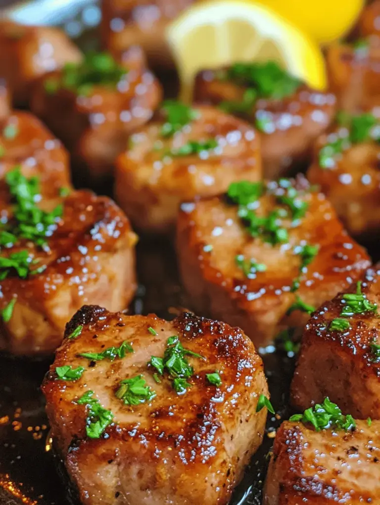 Welcome to the delightful world of quick and savory meals! In the realm of easy-to-make, flavor-packed dishes, few can compete with the irresistible allure of Savory Garlic Pork Bites. This recipe is not just a culinary delight; it's a testament to the power of simple ingredients that come together to create a memorable dish. Whether you're looking for a family dinner option, a crowd-pleasing appetizer for gatherings, or a meal prep idea for the busy week ahead, these pork bites are sure to impress.