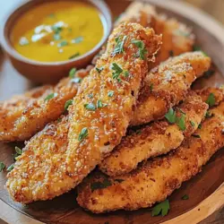 The marination process is essential for infusing flavor and ensuring tenderness in your chicken tenders. Begin by cutting the chicken breast fillets into strips, about 1 to 1.5 inches wide. This size allows for even cooking and a satisfying bite. Once the chicken is cut, place it in a bowl and pour in enough buttermilk to fully submerge the strips. For added flavor, you can mix in a teaspoon of garlic powder or your choice of seasonings into the buttermilk.