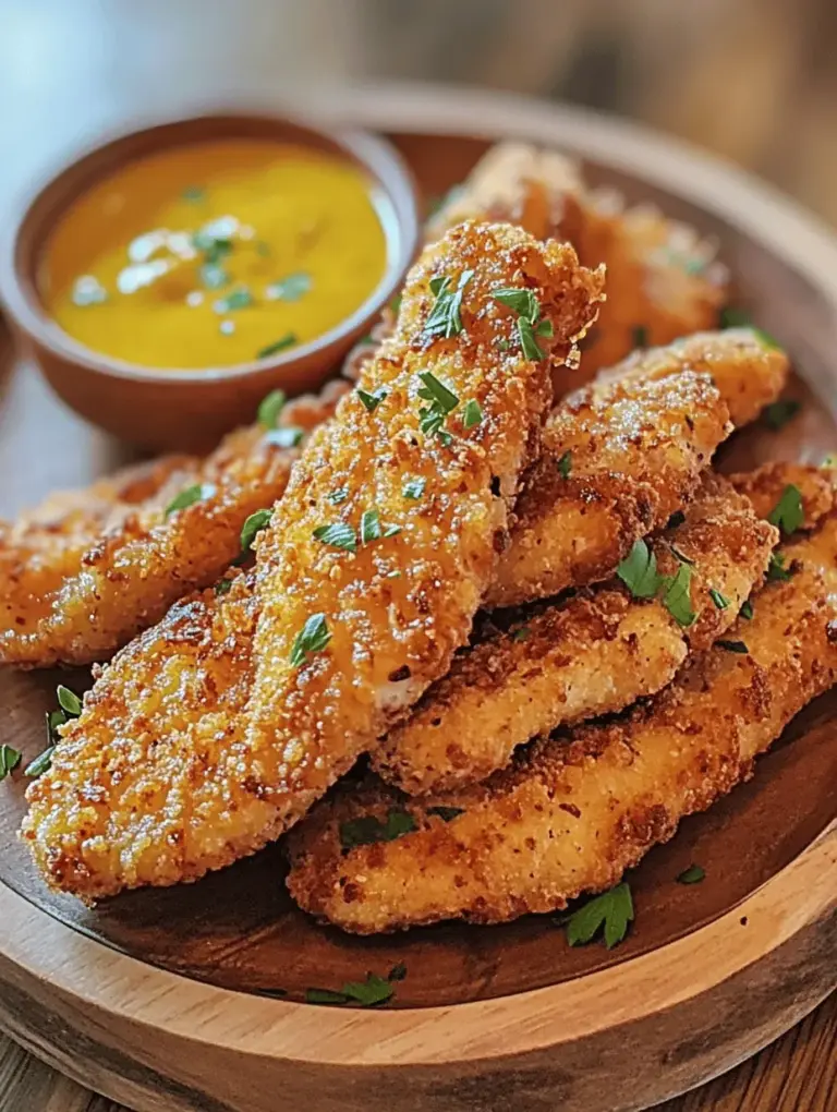 The marination process is essential for infusing flavor and ensuring tenderness in your chicken tenders. Begin by cutting the chicken breast fillets into strips, about 1 to 1.5 inches wide. This size allows for even cooking and a satisfying bite. Once the chicken is cut, place it in a bowl and pour in enough buttermilk to fully submerge the strips. For added flavor, you can mix in a teaspoon of garlic powder or your choice of seasonings into the buttermilk.