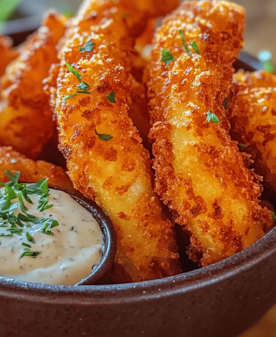 Fried pickles have emerged as a beloved snack and appetizer across the United States, particularly in the Southern regions. Their unique combination of crunchiness and tangy flavor makes them an irresistible treat for pickle lovers and snack enthusiasts alike. Whether served at a backyard barbecue, a pub, or a family gathering, these crunchy delights are sure to please any crowd. The appeal of fried pickles lies not only in their satisfying texture but also in their ability to strike a perfect balance between savory and tangy, making them a versatile dish that can be enjoyed at any time.
