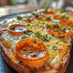 French Bread Pizza is a delightful and innovative twist on traditional pizza that has captured the hearts of many food lovers. This dish combines the comforting taste of pizza with the crisp texture of French bread, creating a satisfying meal that can be whipped up in no time. It’s the perfect choice for busy weeknights, casual gatherings, or even a quick snack. The beauty of French Bread Pizza lies in its versatility; you can easily customize it to suit your taste preferences and dietary needs. Whether you're a meat lover, vegetarian, or looking for gourmet options, this recipe can be tailored to fit your desires.