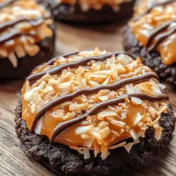 Welcome to the delightful world of homemade treats! Today, we're diving into a cherished favorite: Samoas cookies. These irresistible, decadent delights combine a buttery cookie base with a chewy coconut caramel topping, all drizzled with rich chocolate. The balance of flavors and textures makes Samoas a beloved classic, perfect for any occasion – from family gatherings to cozy nights at home with a cup of tea.