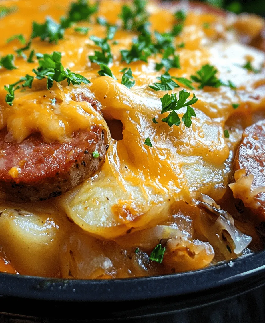 As the days grow shorter and the temperatures dip, there's nothing quite like a warm, hearty casserole to bring comfort and joy to the dinner table. The allure of casseroles lies in their ability to combine a variety of flavors and textures into one satisfying dish, making them perfect for family gatherings or cozy nights in. Among the many casserole recipes out there, the <strong></noscript>Crockpot Pierogi Casserole with Kielbasa stands out as a delightful fusion of traditional Eastern European cuisine and modern convenience, making it an ideal choice for busy lifestyles.” /></p>
<p></p>
<p><strong>Cooking Time and Temperature Options: Low vs. High</strong></p>
<p></p>
<p>When making your Crockpot Pierogi Casserole with Kielbasa, you have two cooking temperature options: low and high.</p>
<p></p>
<p>– <strong>Low Setting</strong>: If you choose to cook on low, plan for about 6 to 8 hours of cooking time. This method allows the flavors to meld beautifully, resulting in a rich and hearty dish. The longer cooking time also ensures that the pierogi become tender and soak up the flavors of the other ingredients.</p>
<p></p>
<p>– <strong>High Setting</strong>: On the other hand, if you’re short on time, you can opt for the high setting, which will cook the casserole in about 3 to 4 hours. While the dish will still be delicious, the flavors may not be as well-developed as with the low setting. The pierogi will still cook through, but you may want to check for doneness slightly ahead of time to avoid overcooking.</p>
<p></p>
<p><strong>How to Know When the Casserole is Done</strong></p>
<p></p>
<p>Determining when your Crockpot Pierogi Casserole is ready is essential for achieving the perfect texture and flavor. Here are the signs to look out for:</p>
<p></p>
<p>– <strong>Pierogi Texture</strong>: The pierogi should be soft and tender, easily pierced with a fork. If they are still firm or chewy, they need more time to cook.</p>
<p></p>
<p>– <strong>Kielbasa Readiness</strong>: The kielbasa should be heated through and infused with the flavors of the broth and other ingredients. It should appear plump and juicy, not dried out.</p>
<p></p>
<p>– <strong>Overall Aroma</strong>: A well-cooked casserole will emit a delicious aroma that fills your kitchen. The combination of sautéed onions, kielbasa, and creamy sour cream should be inviting and mouthwatering.</p>
<p></p>
<p>– <strong>Visual Cues</strong>: The cheese on top should be melted and slightly golden, while the casserole should appear bubbly around the edges. If you see any liquid bubbling, that’s a good sign that the dish is nearing completion.</p>
<p></p>
<p><strong>Serving Suggestions</strong></p>
<p></p>
<p>Once your Crockpot Pierogi Casserole is ready, consider these serving suggestions to enhance your meal:</p>
<p></p>
<p>– <strong>Ideal Side Dishes</strong>: Pair the casserole with crusty bread for dipping or a light salad to balance the richness of the dish. A simple mixed greens salad with a vinaigrette can provide a refreshing contrast to the creamy casserole.</p>
<p></p>
<p>– <strong>Presentation Tips</strong>: To make your casserole visually appealing, serve it directly from the crockpot in a large, attractive bowl. Consider garnishing it with fresh herbs like chopped parsley or dill for a pop of color. You can also sprinkle some additional cheese on top before serving.</p>
<p></p>
<p>– <strong>Garnishes and Enhancements</strong>: For an extra flavor boost, consider adding a dollop of sour cream or a swirl of chive-infused yogurt on top of each serving. This not only enhances the dish’s creaminess but also adds a touch of elegance.</p>
<p></p>
<p><strong>Nutritional Analysis</strong></p>
<p></p>
<p>Understanding the nutritional profile of your Crockpot Pierogi Casserole can help you make informed decisions about your meal. Here’s a general breakdown:</p>
<p></p>
<p>– <strong>Calories</strong>: A typical serving of this casserole can range from 350 to 500 calories, depending on the specific ingredients used and portion size.</p>
<p></p>
<p>– <strong>Macronutrients</strong>: You can expect a good balance of carbohydrates from the pierogi, protein from the kielbasa, and fat from the cheese and sour cream.</p>
<p></p>
<p>– <strong>Dietary Considerations</strong>: For those conscious of dietary restrictions, consider using low-fat sour cream and turkey kielbasa as substitutes to reduce calorie and fat content without sacrificing flavor.</p>
<p></p>
<p>– <strong>Adjusting Ingredients</strong>: If you want a healthier alternative, try incorporating whole grain or gluten-free pierogi. You could also add more vegetables like spinach or bell peppers to increase the fiber content while enhancing the dish’s nutritional profile.</p>
<p></p>
<p><strong>Cultural Significance of Pierogi and Kielbasa</strong></p>
<p></p>
<p>Pierogi and kielbasa hold a special place in Eastern European cuisine and culture:</p>
<p></p>
<p>– <strong>Brief History of Pierogi</strong>: Pierogi have been a staple in Eastern European kitchens for centuries, with origins tracing back to Poland. Traditionally filled with potatoes, cheese, or meats, they are often served during family gatherings, holidays, and special occasions. The dough is simple yet versatile, allowing for endless filling variations.</p>
<p></p>
<p>– <strong>The Role of Kielbasa</strong>: Kielbasa, or Polish sausage, is a beloved ingredient in many Eastern European dishes. It’s often served at celebrations, such as Christmas or Easter, and is a key component in comfort food recipes. Its smoky, savory flavor pairs beautifully with a variety of dishes, making it a popular choice for hearty meals.</p>
<p></p>
<p>– <strong>Reflections on Family Traditions</strong>: For many families, the act of making pierogi is a cherished tradition passed down through generations. It’s common for families to gather for a pierogi-making day, where they share stories, laughter, and, of course, delicious food. This communal aspect of cooking fosters bonds and creates lasting memories centered around shared meals.</p>
<p></p>
<p><strong>Variations of the Crockpot Pierogi Casserole</strong></p>
<p></p>
<p>While the Crockpot Pierogi Casserole with Kielbasa is a delightful dish on its own, consider experimenting with these variations for a personalized touch:</p>
<p></p>
<p>– <strong>Ingredient Substitutions</strong>: For a vegetarian version, swap out the kielbasa for sautéed mushrooms, lentils, or a plant-based sausage. Feel free to explore different types of cheese, such as feta, cheddar, or gouda, to create unique flavor profiles.</p>
<p></p>
<p>– <strong>Adding Vegetables</strong>: Incorporating vegetables can enhance both the nutrition and flavor of your casserole. Chopped spinach, sautéed mushrooms, or roasted carrots can add depth and color to the dish.</p>
<p></p>
<p>– <strong>Creative Twists</strong>: Try adding spices like smoked paprika or fresh herbs like thyme and rosemary for an aromatic twist. You can also experiment with a layer of sauerkraut for a tangy contrast or even a drizzle of mustard for extra flavor.</p>
<p></p>
<p><strong>Conclusion</strong></p>
<p></p>
<p>The Crockpot Pierogi Casserole with Kielbasa is more than just a meal; it’s a comforting dish that brings the flavors of Eastern European cuisine into your home. Its rich, creamy texture and hearty ingredients make it perfect for family gatherings or cozy weeknight dinners. Each bite is an invitation to explore the culinary heritage that has been passed down through generations.</p>
<p></p>
<p>As you enjoy this easy-to-make recipe, consider the joy of sharing home-cooked meals with your loved ones. Whether you’re gathering around the table for a holiday celebration or simply enjoying a weeknight dinner, this casserole is sure to warm your heart and satisfy your palate. Embrace the flavors of Eastern Europe and let this dish become a cherished part of your family’s culinary traditions.</p>
<div id=