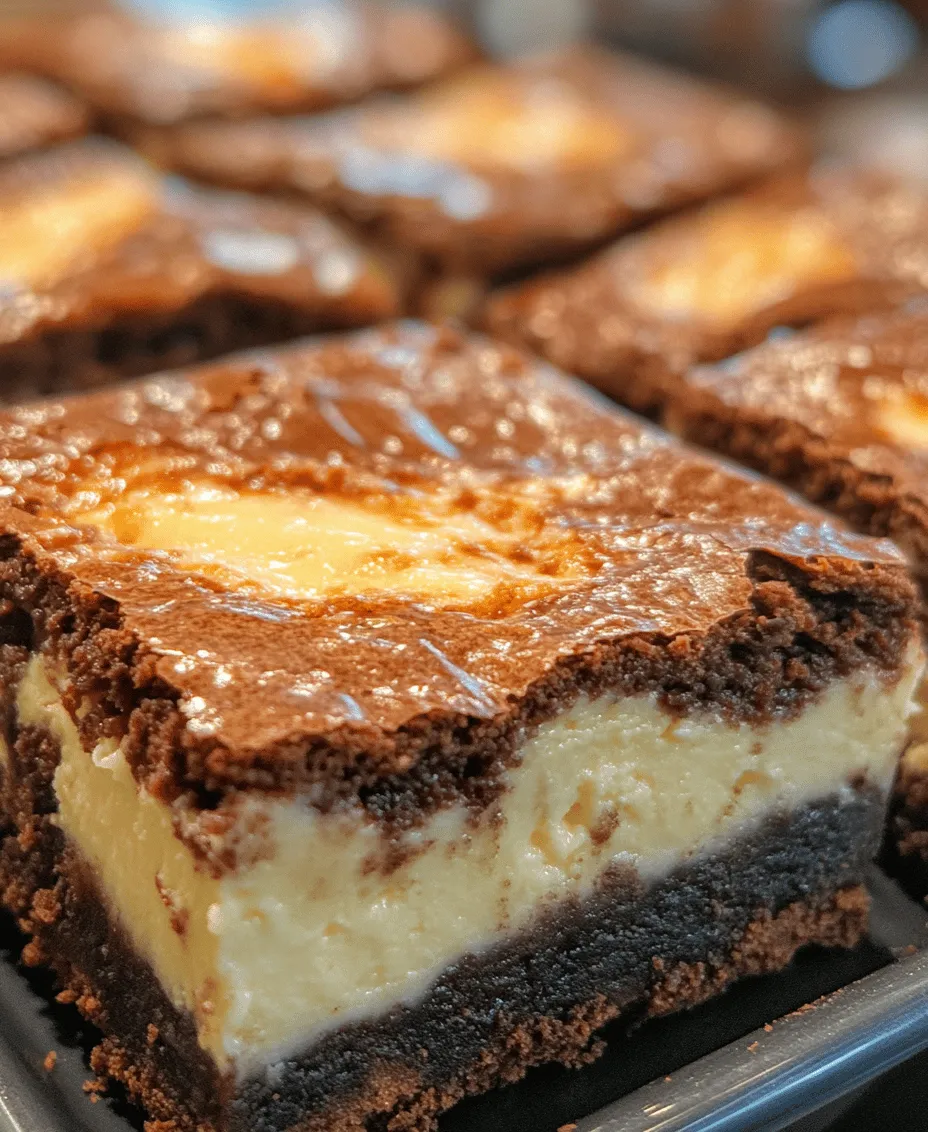 The combination of brownies and cheesecake is a match made in dessert heaven. Brownies, with their fudgy and chewy texture, have long held a special place in the hearts of dessert lovers. Originating in the United States in the late 19th century, brownies have become a staple in American dessert culture, often celebrated for their simplicity and rich flavor. The addition of a cheesecake layer takes this beloved treat to new heights, resulting in a dessert that feels both indulgent and sophisticated.