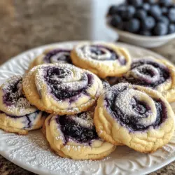 Cookies hold a special place in the hearts of dessert lovers around the world. Their universal appeal spans cultures and occasions, making them a go-to treat for both everyday snacks and festive gatherings. Whether enjoyed with a glass of milk or served as a delightful dessert at a dinner party, cookies offer a comforting sweetness that brings joy to any moment. Among the myriad of cookie recipes, one stands out for its unique and irresistible flavor combination: Blueberry Cheesecake Swirl Cookies.