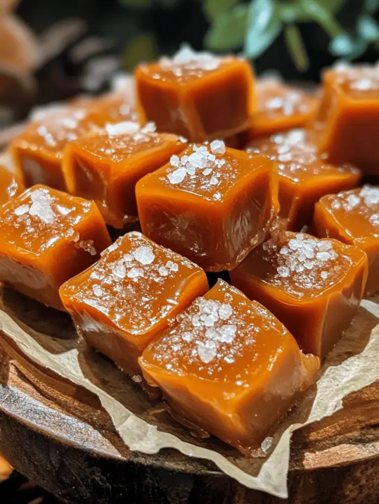 Salted caramels are a delightful fusion of sweet and salty flavors that have taken the culinary world by storm. Once a niche treat, they have now become a staple in gourmet shops and are often found in high-end dessert menus across the globe. The combination of rich caramel and a sprinkle of sea salt creates a taste experience that is both luxurious and comforting, making them an irresistible indulgence.