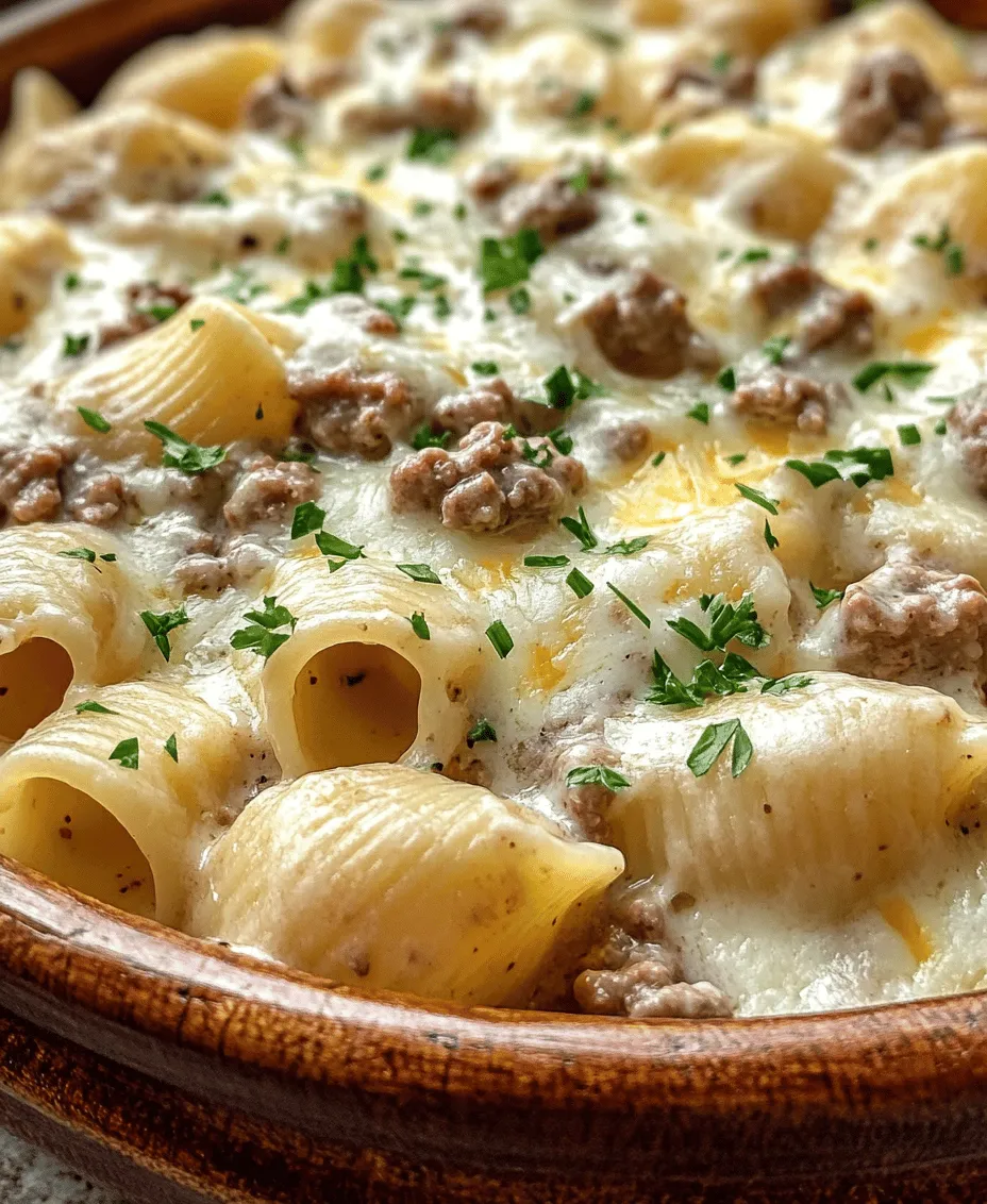 When it comes to comfort food, few dishes can rival a hearty plate of Creamy Beef and Shells Delight. This delightful pasta dish, brimming with rich flavors and a creamy texture, is a beloved favorite for family dinners and casual gatherings alike. With its combination of tender pasta shells, savory ground beef, and a luscious creamy sauce, it promises to please even the pickiest of eaters.