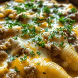 When it comes to comfort food, few dishes can rival a hearty plate of Creamy Beef and Shells Delight. This delightful pasta dish, brimming with rich flavors and a creamy texture, is a beloved favorite for family dinners and casual gatherings alike. With its combination of tender pasta shells, savory ground beef, and a luscious creamy sauce, it promises to please even the pickiest of eaters.