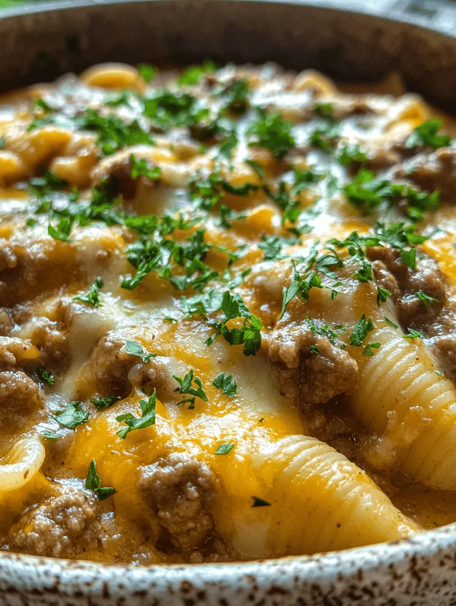 When it comes to comfort food, few dishes can rival a hearty plate of Creamy Beef and Shells Delight. This delightful pasta dish, brimming with rich flavors and a creamy texture, is a beloved favorite for family dinners and casual gatherings alike. With its combination of tender pasta shells, savory ground beef, and a luscious creamy sauce, it promises to please even the pickiest of eaters.