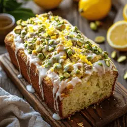 If you’re searching for a delightful way to elevate your breakfast routine, look no further than the Pistachio Lemon Breakfast Bread. This recipe merges the earthy richness of pistachios with the bright, zesty flavor of lemons, creating a loaf that’s not only delicious but also visually appealing. The combination of these ingredients results in a bread that is moist, tender, and bursting with flavor, making it an ideal choice for a leisurely morning or a quick snack throughout the day.