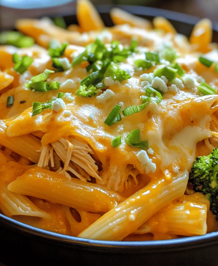 Welcome to the world of culinary fusion where comfort food meets bold flavors! Buffalo Chicken Pasta Delight is a delicious creation that marries the classic taste of buffalo chicken wings with the satisfying heartiness of pasta. This dish is a celebration of flavors, combining the spicy zing of buffalo sauce with the creamy richness of a savory sauce, making it an ideal choice for those who crave a little excitement in their weeknight dinners.