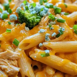 Welcome to the world of culinary fusion where comfort food meets bold flavors! Buffalo Chicken Pasta Delight is a delicious creation that marries the classic taste of buffalo chicken wings with the satisfying heartiness of pasta. This dish is a celebration of flavors, combining the spicy zing of buffalo sauce with the creamy richness of a savory sauce, making it an ideal choice for those who crave a little excitement in their weeknight dinners.
